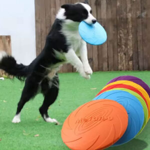 Fashion Dog Toy Flying Discs Pet Dogs Silicone Game Trainning Interactive Puppy Toys Puppy Pet Supplies